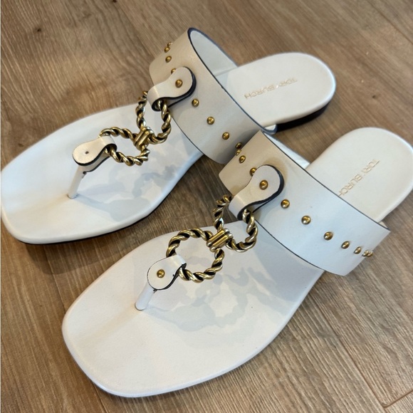 TORY BURCH Vintage Plaque Sandals -NEW but Flawed - Picture 5 of 8